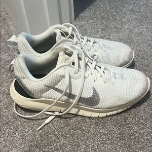 Nike White and Black Running Shoes